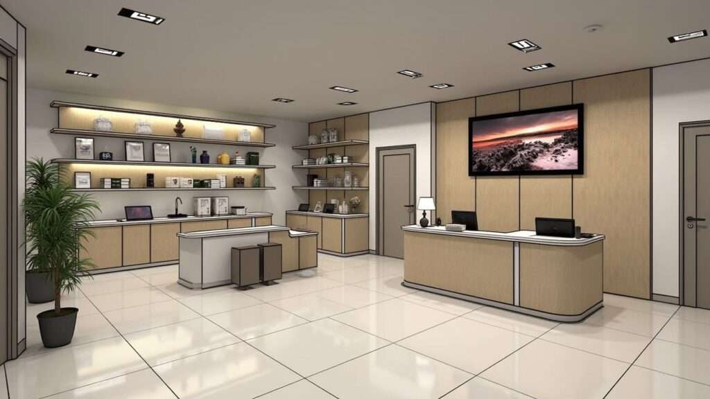 como hacer el plano de un local en aihouse