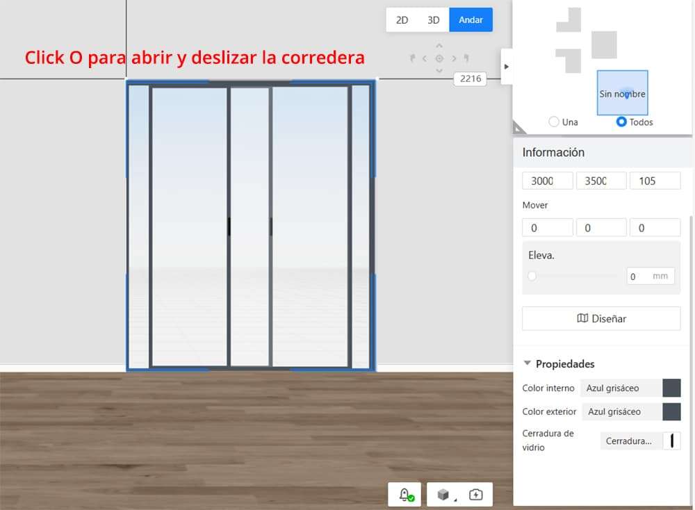 Personalización de acabados y nuevas funciones para Puertas y Ventanas de aluminio en diseño 3D con AiHouse